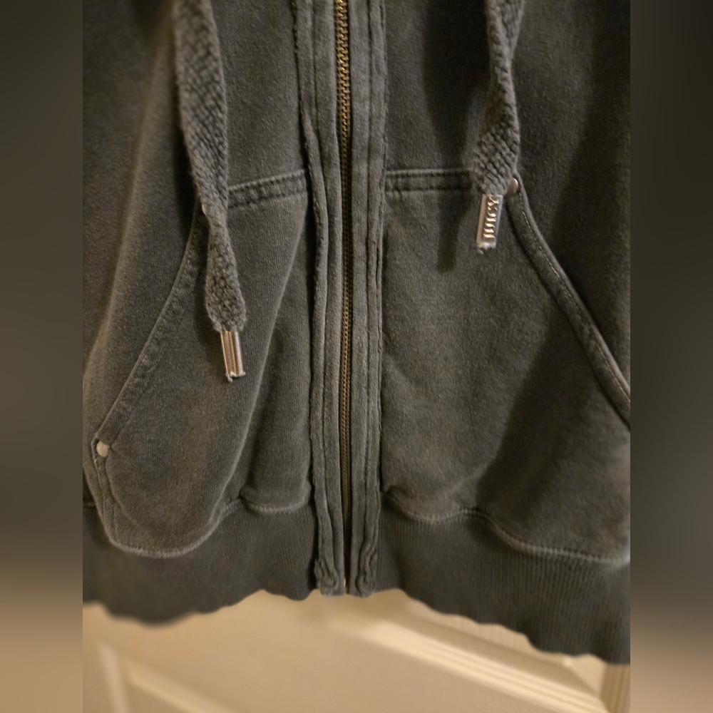Juicy Couture | Vintage grey Short Sleeve Hoodie. ASO Gilmore Girls Rory. - Picture 6 of 13